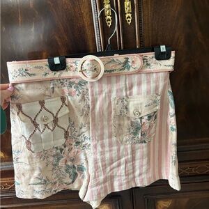 Zimmermann Pink Floral Patterned Garment size 3